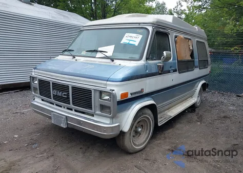 1991 GMC Rally Wagon / Van G2500 z USA, uszkodzony, nr VIN 2GDEG25KXM4501165